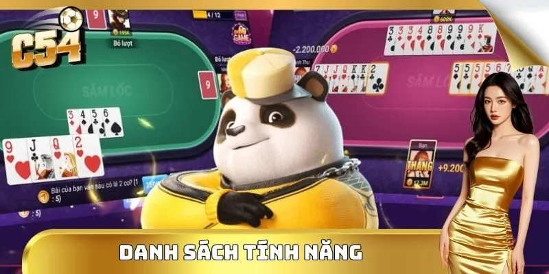 Danh sách tính năng giúp tỷ lệ thắng được tối ưu
